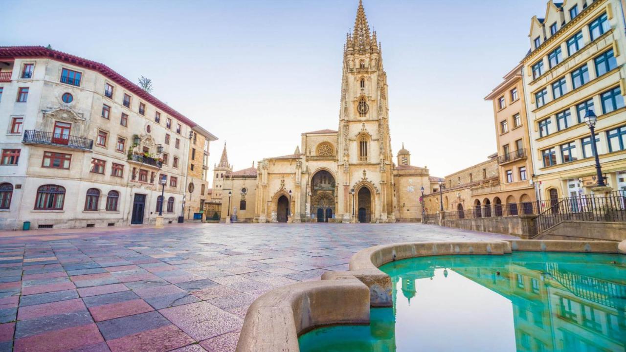 Appartamento Oviedo Centro Santa Clara Piso De Lujo Esterno foto